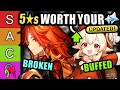 THE BEST CHARACTERS TO PULL Updated Genshin Impact 5 Star Tier List Nod-Krai