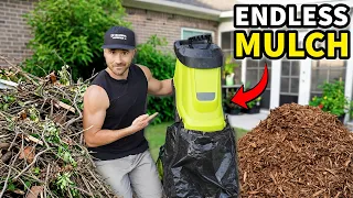How is the CHEAPEST Wood Chipper SO GOOD? Endless FREE Mulch is Here!