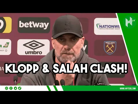 Download MP3 Klopp reacts to ARGUMENT with Salah! | West Ham 2-2 Liverpool
