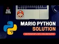 CS50 Mario Python Problem Set 6 pset6 Walkthrough Step by Step