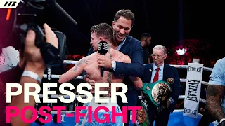 Dalton Smith & Eddie Hearn Post Fight-Presser Vs Puello | Matchroom Boxing