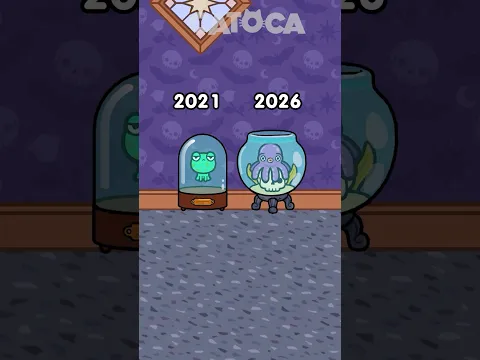 Halloween items in Toca Boca: 2021 vs 2026 π
