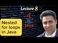 Lecture 8 - Nested for loop in Java