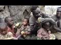 Lagu Pure Motherhood ❤️ Hadzabe Kids Get Food in Village Life