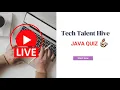 Java Live Quiz - Test Your Knowledge