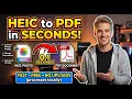 How to Convert HEIC to PDF in Seconds Free No Uploads