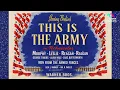 Starring Future President Ronald Reagan This Is The Army 1943 WWII Musical