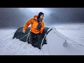Download Lagu CAMPING in SNOWSTORM - Forced to SHELTER - Heavy Rain and SNOW - Winter Tent Camping