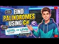 Palindrome Program in C Coding Interview Question with Solution Step-by-Step Code Explanation