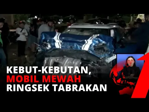 Ringsek, Mobil Hilang Kendali Akibat Kebut-kebutan dan Tabrak Trotoar Hingga Tembok | tvOne