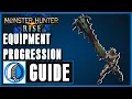 MH Rise Great Sword Equipment Progression Guide Recommended Playing