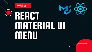 React material UI tutorial 18 Menu component Material UI tutorial