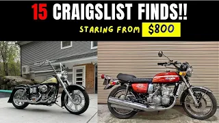 15 Vintage Classic Motorcycles for Sale 2026 Craigslist Finds