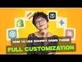 How to Use Shopify Dawn Theme Complete Customization Walk-Through