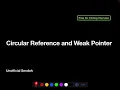 Circular Reference and Weak Pointer C