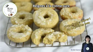 Delicious Keto Sour Cream Glazed Donuts - Gluten-free Recipe