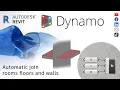 Automatic join room floors and walls