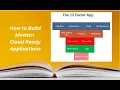 Twelve Factor App Methodology to Build Modern Apps
