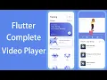 Flutter Player Tutorial With Controls Fullscreen Aspect Ratio ListView Url Example