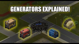 Explained How Each Generator Works Project Zomboid Build 42