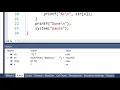 COSC-1420 Debugging in Visual Studio