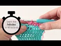 How to crochet the Half Double Crochet Decrease stitch cdec