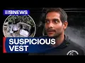 Lagu Man wearing suspicious vest banished to Victoria | 9 News Australia