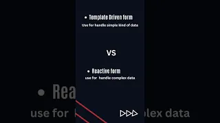 Angular Forms Template-Driven vs Reactive Forms