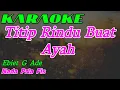 Download Lagu Titip Rindu Buat Ayah || Ebiet G Ade || Karaoke || Nada Pria