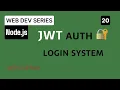 JWT Authentication in Node js Login System with Token Step by Step for Beginners