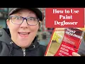 How to Use Paint Deglosser or Liquid Sandpaper