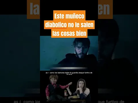 A este muñeco diabólico no le salen las cosas bien #peliculas