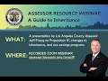 Assessor Resource Seminar A Guide to Inheritance