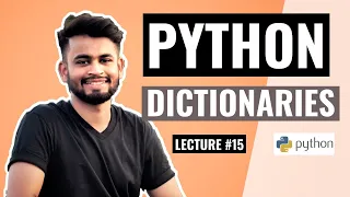 PYTHON Dictionaries Lecture Python Tutorial for beginners