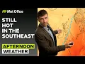 2026 - Cloudier west very hot southeast