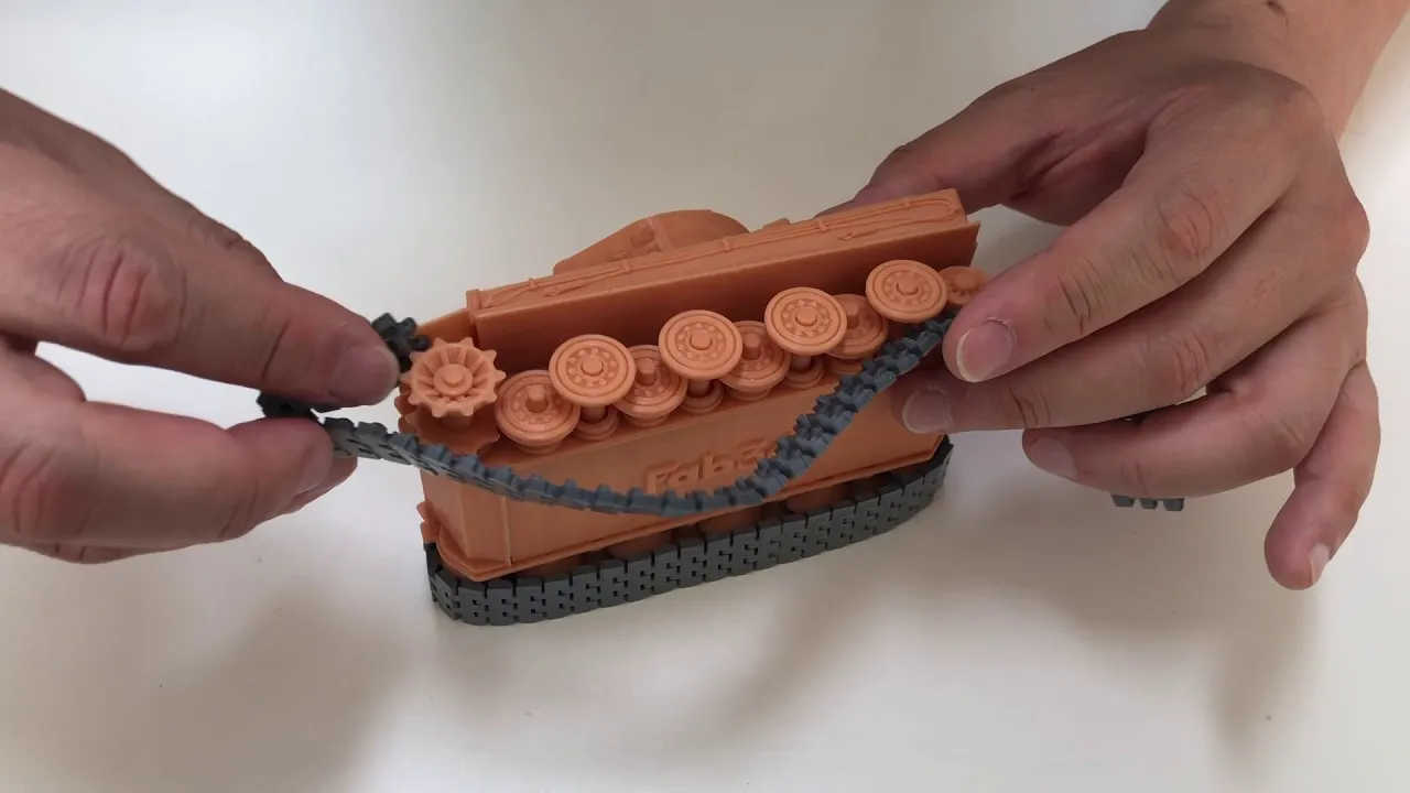 Foldable Tank TIGER-I Late production