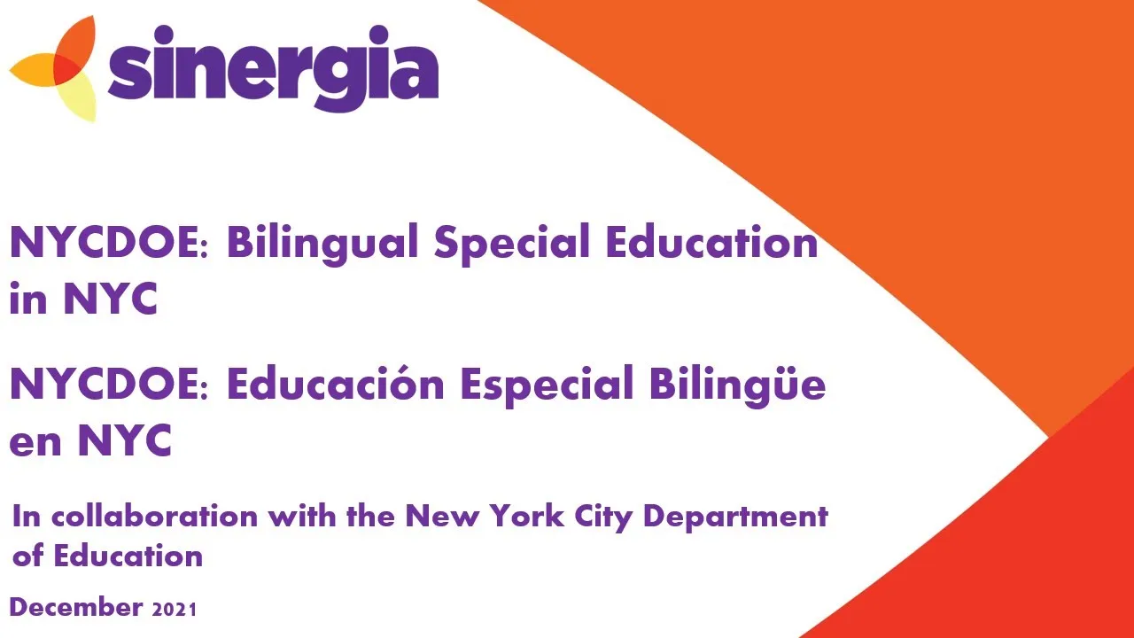 NYC DOE: Bilingual Special Education in NYC