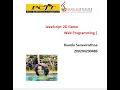 JavaScript 2D Game Development - Java Institute for Advanced Technology