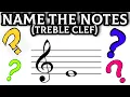 Name the Notes - Music Notation Quiz treble clef