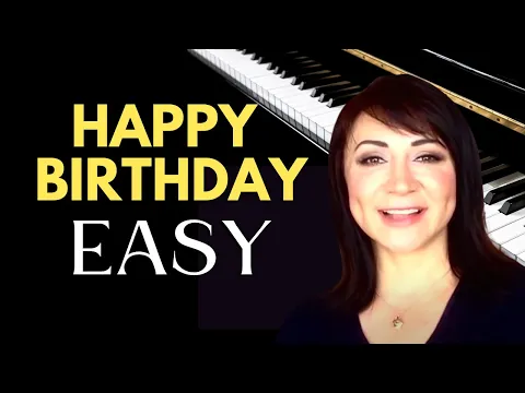 Download MP3 HAPPY BIRTHDAY Easy Piano TUTORIAL | SHEET MUSIC