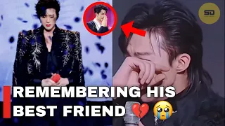 fans in tears as liu yuning cries on stage remembering yu menglong 