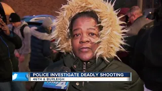 Police investigating a deadly shooting near 46th Burleigh