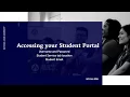 Freshman Experience Accessing Your Student Portal