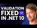 NET 10 Makes Validation CRAZY Simple Minimal APIs Upgrade