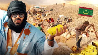 التنقيب عن الذهب في الصحراء الكبرى موريتانيا Mauritania 