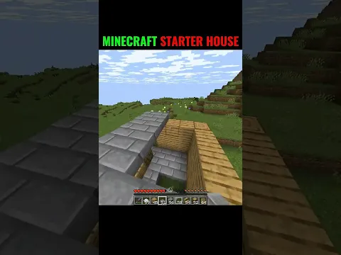 Fastest Minecraft Build Tutorial  ☠️ #minecraft