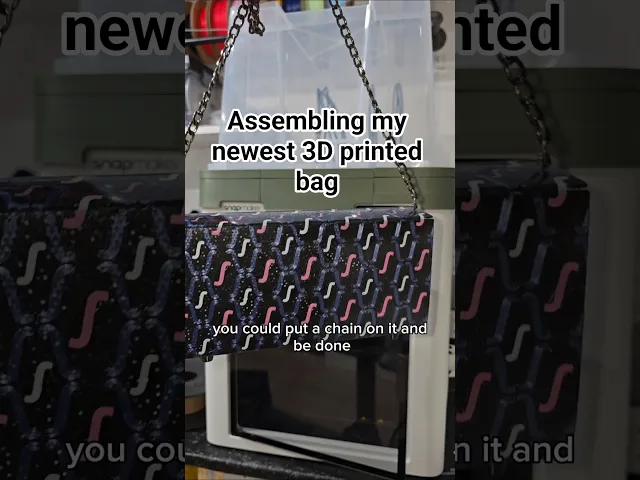 Foldable TPU bag sized for Snapmaker U1 video thumbnail