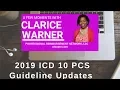 2019 ICD 10 PCS GUIDELINE UPDATES