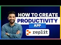 2026 Full Guide how to create productivity app using replit