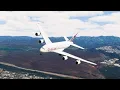 Lagu beautiful view of the plane when landing at the airport eps 0320